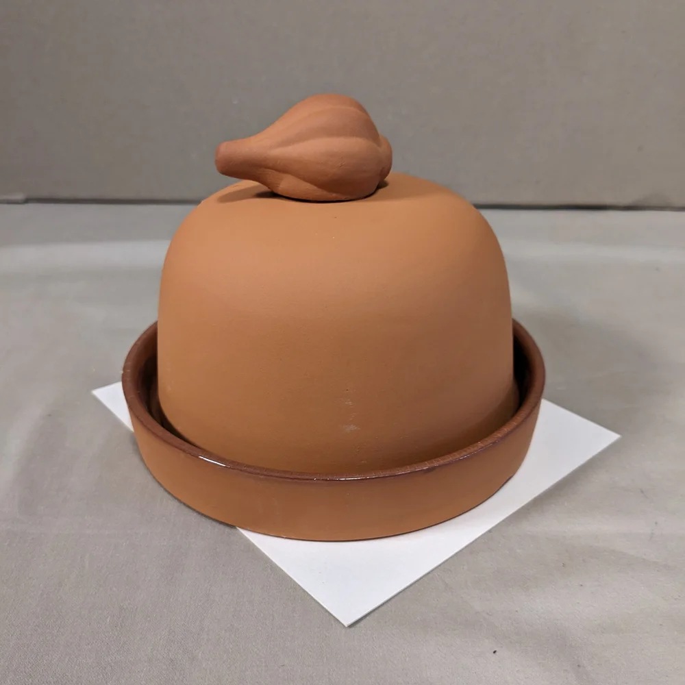 Dansk Terracotta Garlic Baking Dome NEW